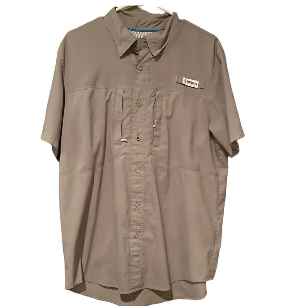 Magellan Grey Fishing  Shirt